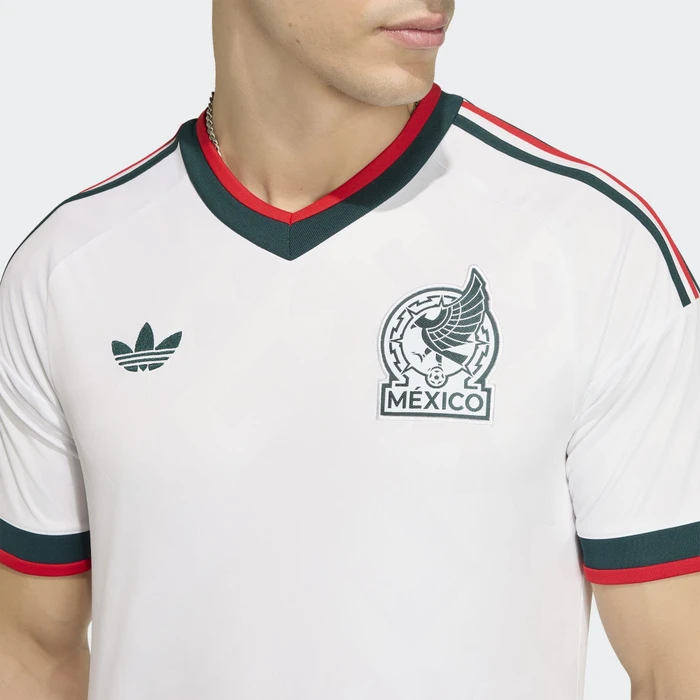 adidas FIFA WM 2026 Mexiko Auswärtstrikot kurzarm weiß (Herren)