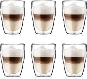 Bodum Pilatus Glas 250ml, 6 Stück