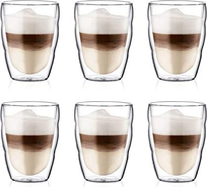 Bodum Pilatus Glas 250ml, 6 Stück