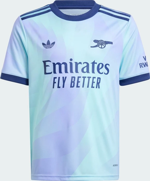 adidas FC Arsenal 2024/2025 Ausweichtrikot clear aqua/light flash purple (Junior)