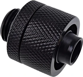 Alphacool Eiszapfen Schlauchanschluss G1/4" auf 16/10mm Anschraubtülle, schwarz