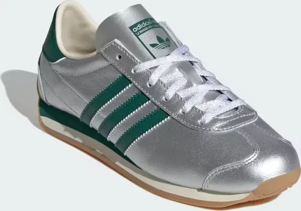 adidas Country OG silver metallic/collegiate green/cream white