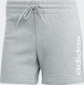 adidas Essential Linear French Terry Shorts Trainingshose kurz medium grey heather/white (Damen)