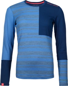 Ortovox 185 Rock'N'Wool Funktionsshirt langarm sky blue (Damen)