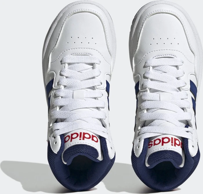 adidas Hoops Mid cloud white/victory blue/better scarlet (Junior)