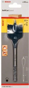 Bosch Professional SelfCut Speed Flachfräsbohrer, 40x152mm, 1 Stück