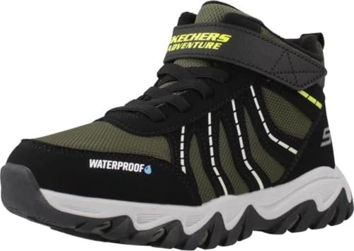 Skechers Waterproof: Rugged Ranger - Storm Trail schwarz/grün (Junior)