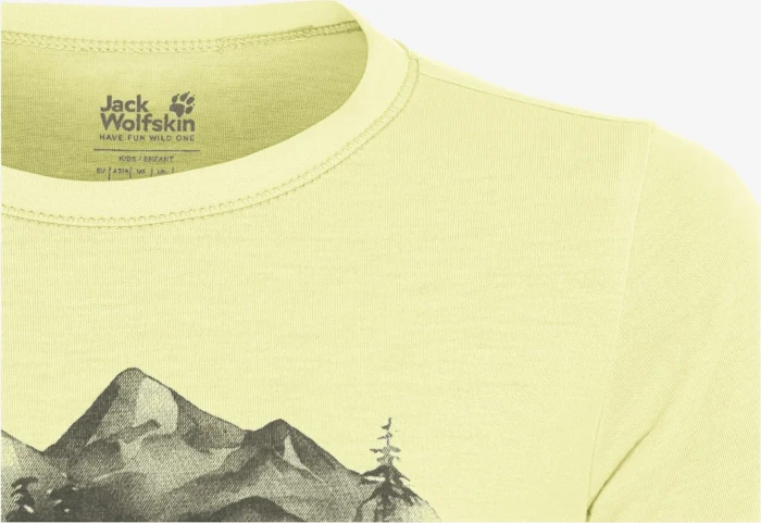 Jack Wolfskin Hiking Graphic Funktionsshirt kurzarm daisy (Junior)
