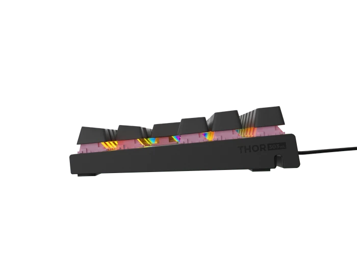 Genesis Thor 303 TKL silent, schwarz, LEDs RGB, hot-swap, Gaote Outemu SILENT PEACH, USB, DE