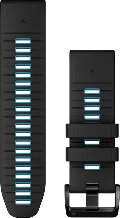 Garmin Ersatzarmband QuickFit 26 Silikon black/cirrus blue