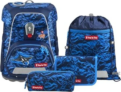 Step by Step Fit Manta Rio Schultaschen-Set, 5-tlg.