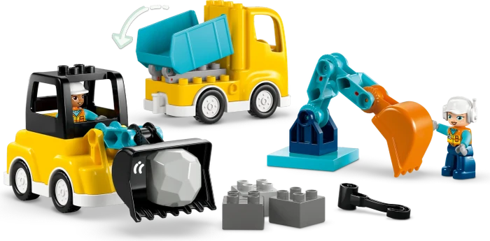 LEGO DUPLO - Baufahrzeuge 3-in-1-Set