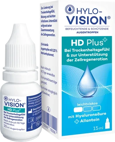 Hylo-Vision HD Plus Augentropfen, 15ml