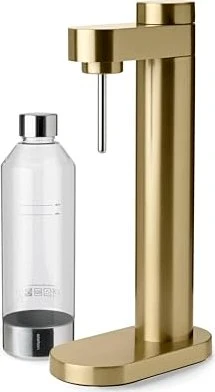 Stelton Brus Trinkwassersprudler brushed brass