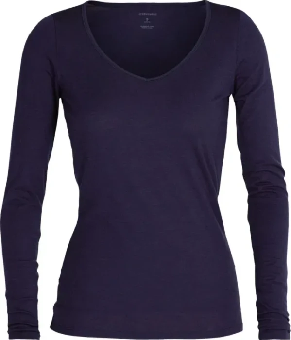 Icebreaker Siren Sweetheart Funktionsshirt langarm midnight navy (Damen)