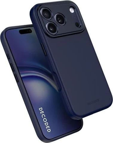 Decoded AntiMicrobial Silicone Back Cover für Apple iPhone 17 Pro true navy