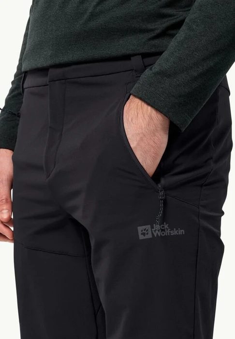 Jack Wolfskin Glastal Winter Hose lang schwarz (Herren)