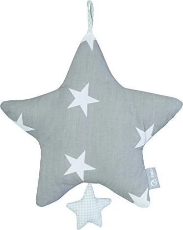 roba Spieluhr Little Stars 27cm grau/weiß