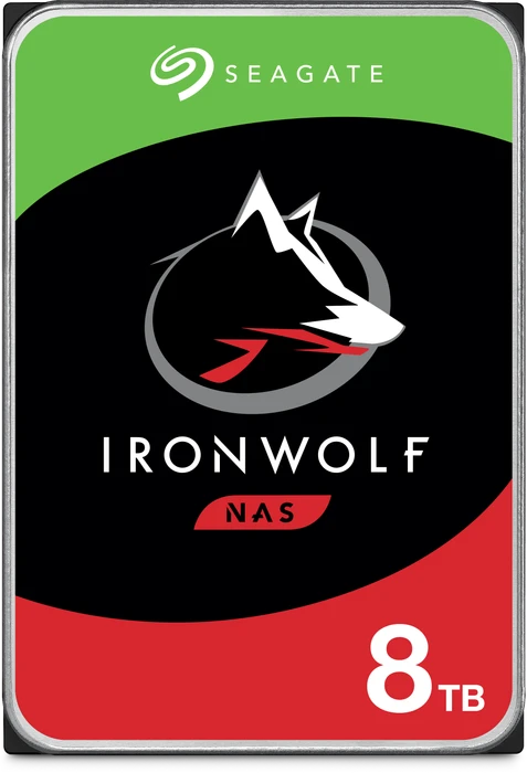 Seagate IronWolf NAS HDD 8TB, 24/7, 512e / 3.5" / SATA 6Gb/s