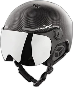Black Crevice Saalbach Helm schwarz carbon