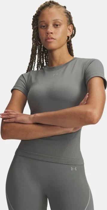 Under Armour Vanish Seamless Funktionsshirt kurzarm clay green/titanium (Damen)