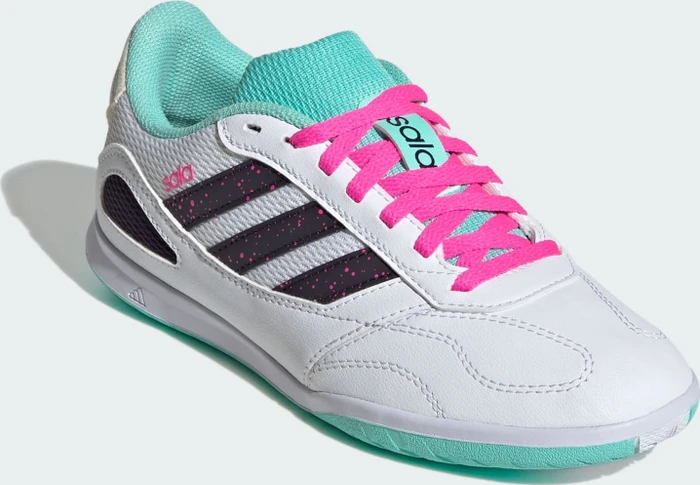 adidas Super Sala Competition III IN cloud white/aurora black/flash aqua (Junior)