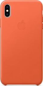 Apple Leder Case für iPhone XS Max orange