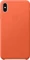 Apple Leder Case für iPhone XS Max orange Vorschaubild