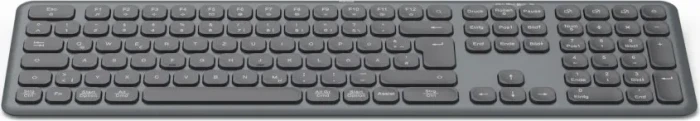 Hama WK-550 Multi-Device-Tastatur, dunkelgrau/schwarz, USB/Bluetooth, DE