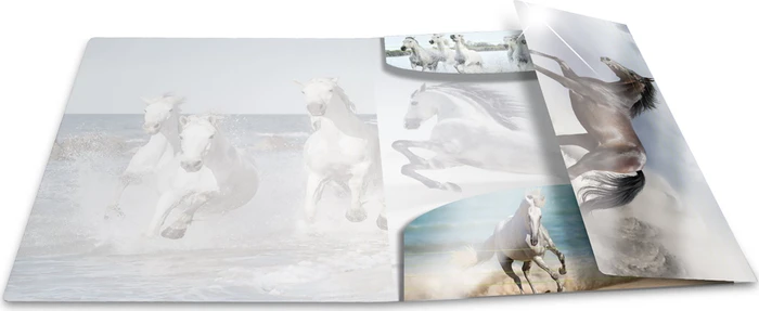 Herma Glossy Tiere Sammelmappe, A3, Pferde