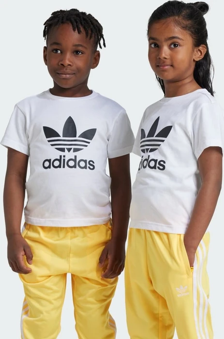 adidas Adicolor Trefoil T-Shirt kurzarm weiß (Junior)
