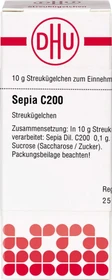 DHU Sepia C200 Globuli, 10g