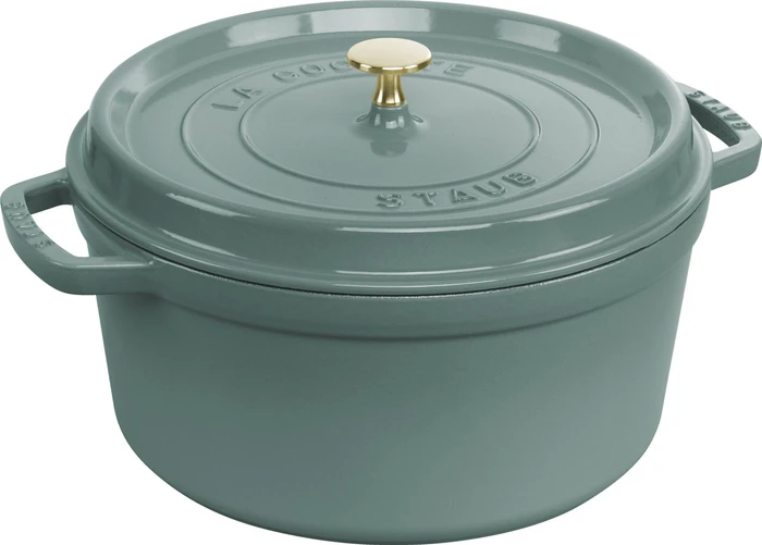 Zwilling Staub Cocotte Schmortopf rund 28cm 6.7l eukalyptus