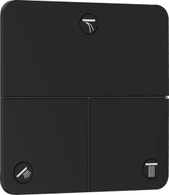 Hansgrohe ShowerSelect Comfort Q Ventil Unterputz für 3 Verbraucher mattschwarz