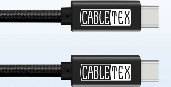CableTex USB 3.1 Kabel schwarz, USB-C 3.1 [Stecker] auf USB-C 3.1 [Stecker], 1m