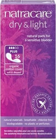 natracare Dry & Light Plus 3 Tropfen Hygieneeinlage, 16 Stück