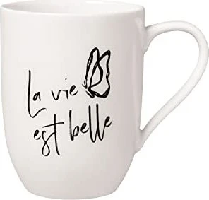 Villeroy & Boch Statement Becher mit Henkel La vie est belle 290ml