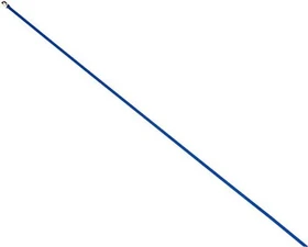 DeLOCK Edelstahl Kabelbinder, 4.6mm, 500mm, blau, 10 Stück