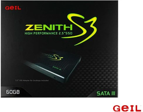 GeIL Zenith S3 60GB, 2.5" / SATA 6Gb/s
