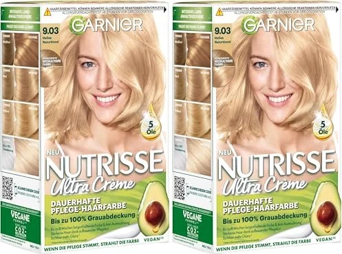 Garnier Nutrisse Strahlendes Blond Haarfarbe 9.03 helles naturblond