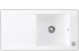 Villeroy & Boch Timeline 60 Einbau Becken reversibel mit Ablauffernbedienung weiß alpin