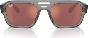 Ray-Ban RB4397 Corrigan Bio-Based 54mm polished grey/dark violet-red