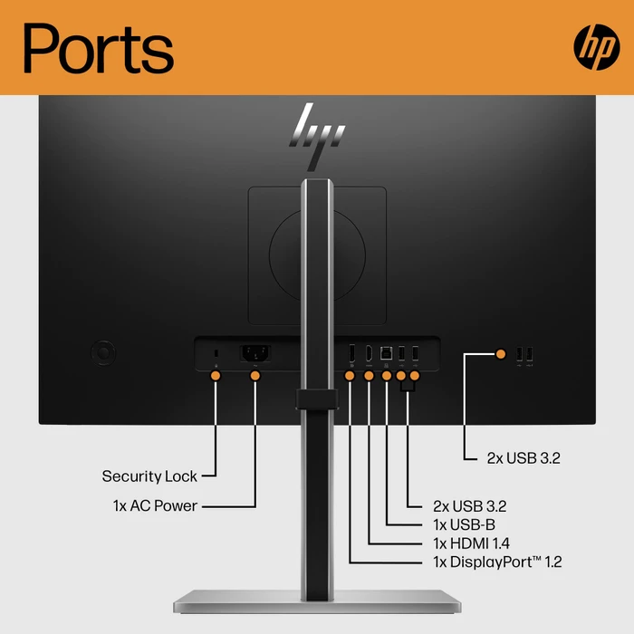 HP E24 G5, 3 Jahre Garantie, 23.8"