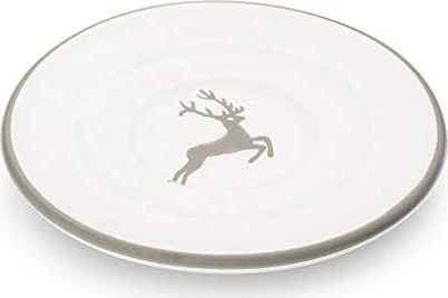 Gmundner Keramik Grauer Hirsch Unterteller Espresso 11cm