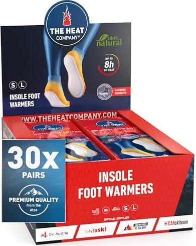 The Heat Company Sohlenwärmer Einlegesohlen, 30 Paare