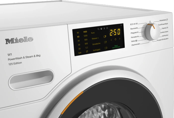 Miele W1 WWB380WCS PowerWash & Steam & 8kg 125 Edition Frontlader