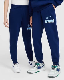 Nike Erling Haaland Club Fleece Trainingshose lang blue void/university blue (Junior)