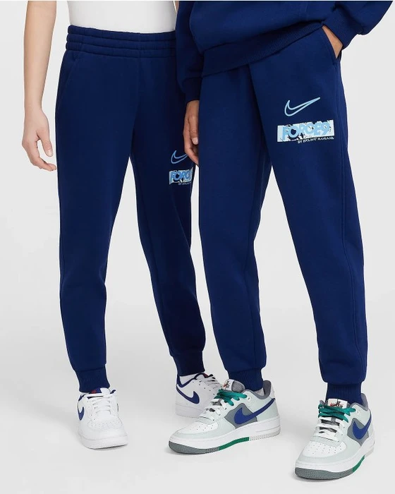 Nike Erling Haaland Club Fleece Trainingshose lang blue void/university blue (Junior)