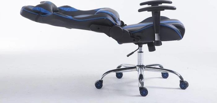 CLP Racing Limit V2 Kunstleder Gamingstuhl, schwarz/blau