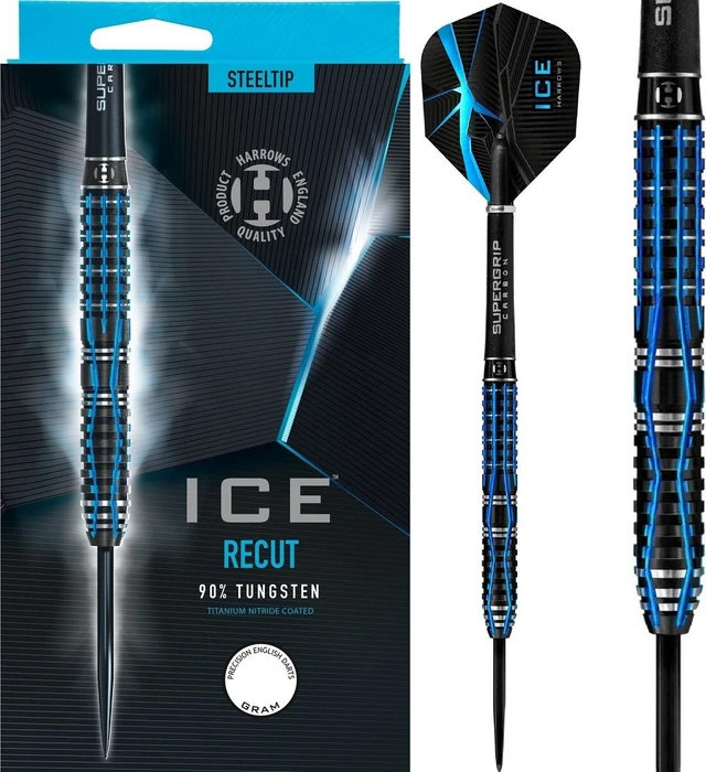 Harrows Ice Recut 90% Steeltip Dartpfeil Set 25g